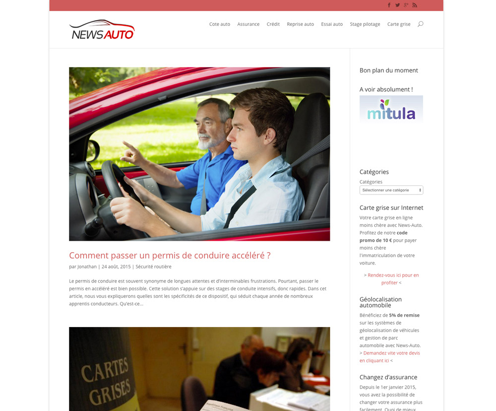 Page accueil News-Auto.fr